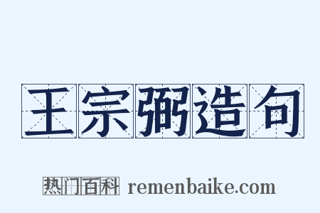 王宗弼造句是什么意思的图片